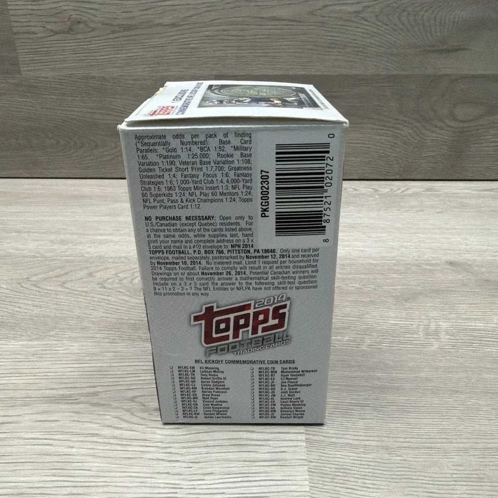 Topps 2014 NFL‎ Football Trading Card Box - 20 Cards Total Football  Fantasy